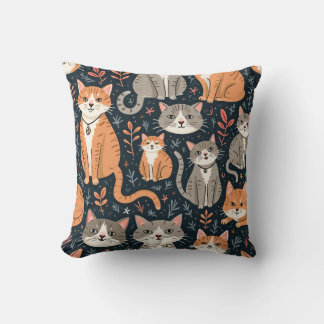 cute cat cushion