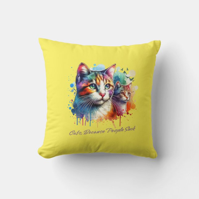 Cute Cat Cushion (Front)