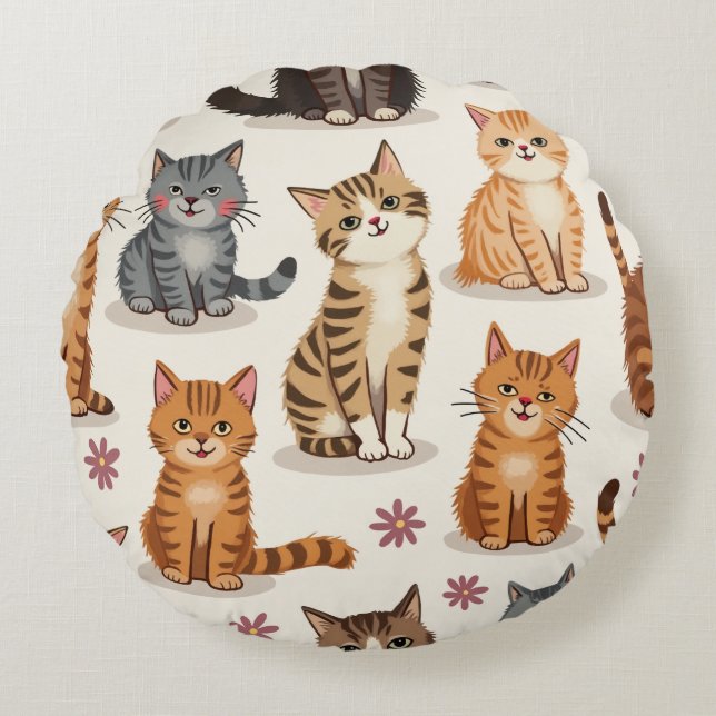 cute cat cushion (Front)