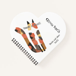 Cute cat custom notebook