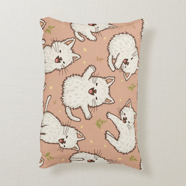 cute cat decorative cushion (Back(Vertical))