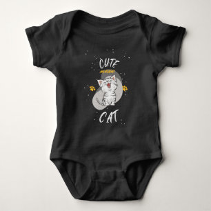 Cute CAT design Baby Bodysuit