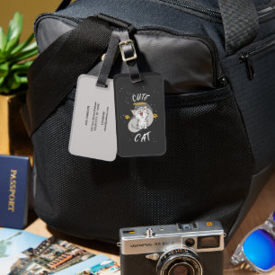 Cute CAT design Luggage Tag