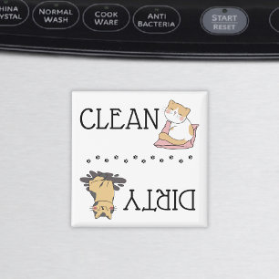 Cute Cat Dishwasher Magnet