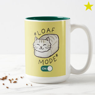 Cute Cat Doodle Loaf Mode ON Meme Mug