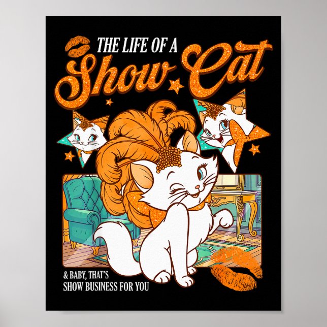 Cute Cat Era Life Of Showcat Cat Lover Country Mus Poster (Front)