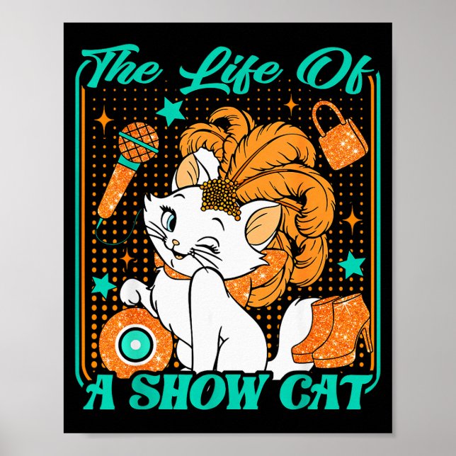 Cute Cat Era Life Of Showcat Cat Lover Country Mus Poster (Front)
