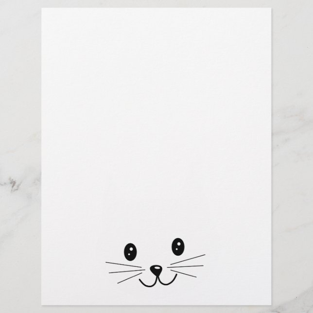 Cute Cat Face. (Front)
