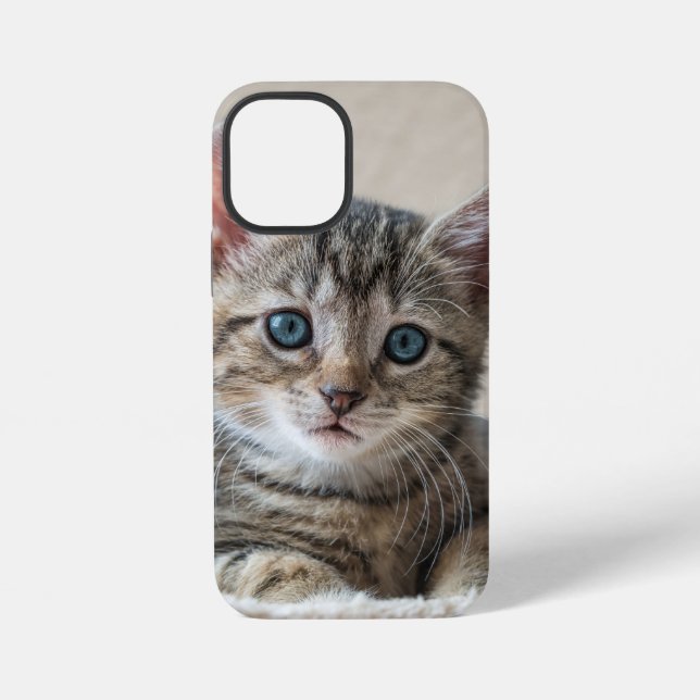 Cute Cat Face iPhone Case (Back)