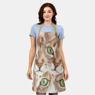Cute Cat Faces   Cat Mom, Cat Family Apron