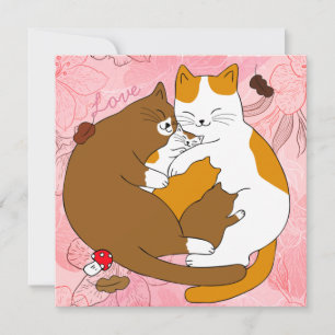 Cute Cat Family Holiday Card