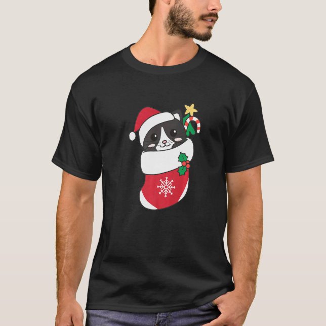 Cute Cat For Christmas Cat  4 T-Shirt (Front)