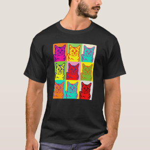 Cute Cat for kitten  Colourful Art T-Shirt
