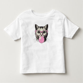 Cute Cat for Women Funny Cat Love Toddler T-Shirt
