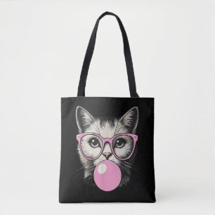 Cute Cat for Women Funny Cat Lovers Tote Bag