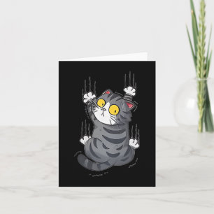 Cute Cat Funny Kitty Pet Lover Gifts Men Women Gir Card