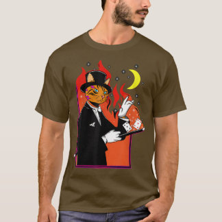 Cute Cat Gift for kitten lovers magician cat  T-Shirt