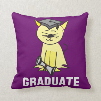 Cute Cat Graduate Graduation Cushion