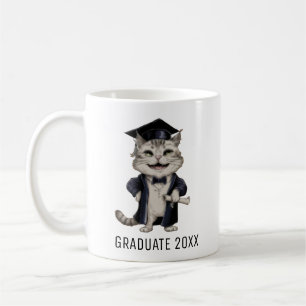 Cute Cat Graduation Personalized Coffee Mug