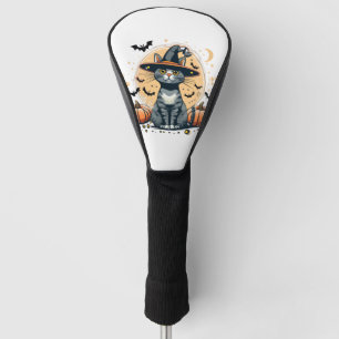 Cute cat graphics surrounded 1 golf head cover