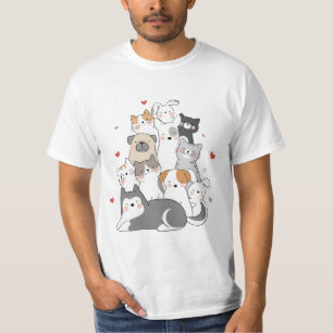 CUTE CAT GROUP CAT LOVERS DESIGN BUY NOW T-Shirt