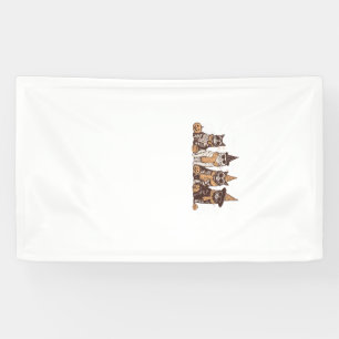 Cute Cat Halloween Kitty Halloween Animal Pet Men  Banner