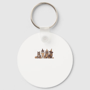 Cute Cat Halloween Kitty Halloween Animal Pet Men Key Ring