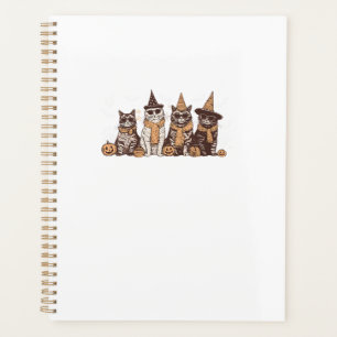Cute Cat Halloween Kitty Halloween Animal Pet Men  Planner