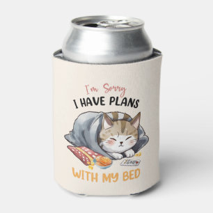 Cute Cat - I Have Plans Can Cooler
