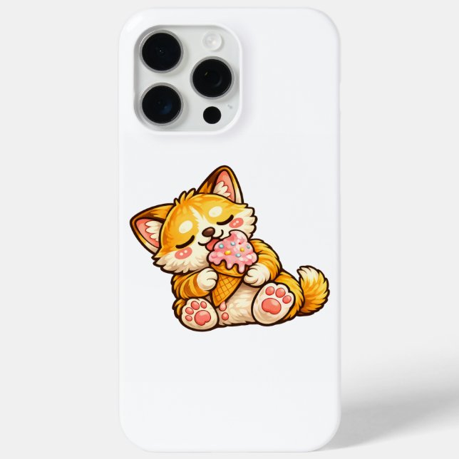 Cute Cat Ice Cream Case-Mate iPhone Case (Back)
