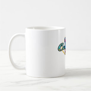 Cute Cat Illustration – Adorable “Cut Cat” Design Coffee Mug