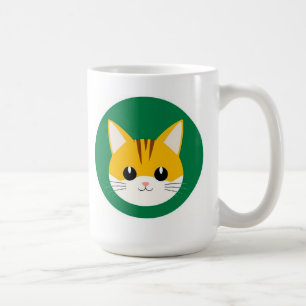 Cute Cat Illustration Coffee Mug