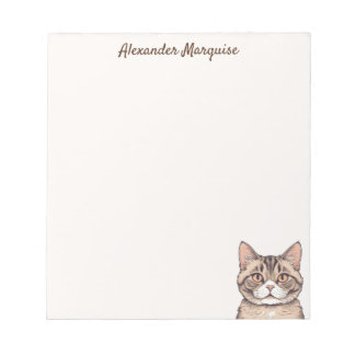 cute cat illustration Notepad