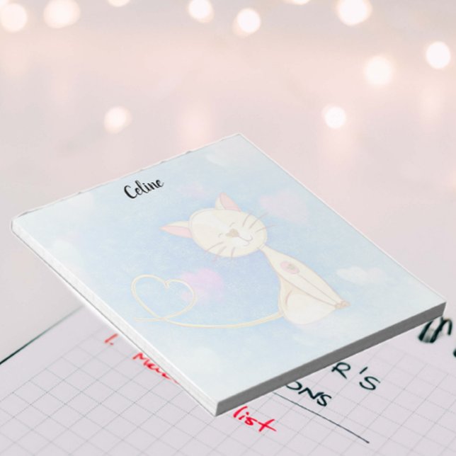 Cute Cat Illustration Notepad (Creator Uploaded)