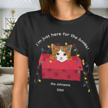 Cute Cat in a Box Here for the Boxes Christmas