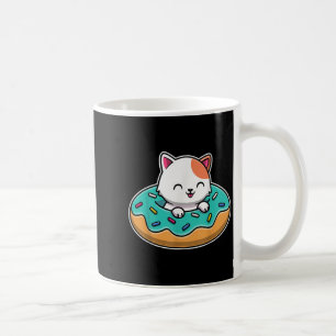 Cute Cat In A Doughnut Funny Cat Lover Doughnut Gi Coffee Mug