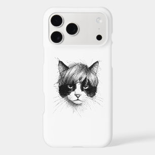 Cute Cat in a Wig (Style 2) Fine Art