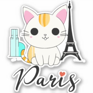 Cute cat in Paris