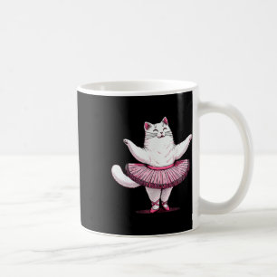 Cute Cat In Tutu Ballet Dancing Men Women Kids Fun Coffee Mug