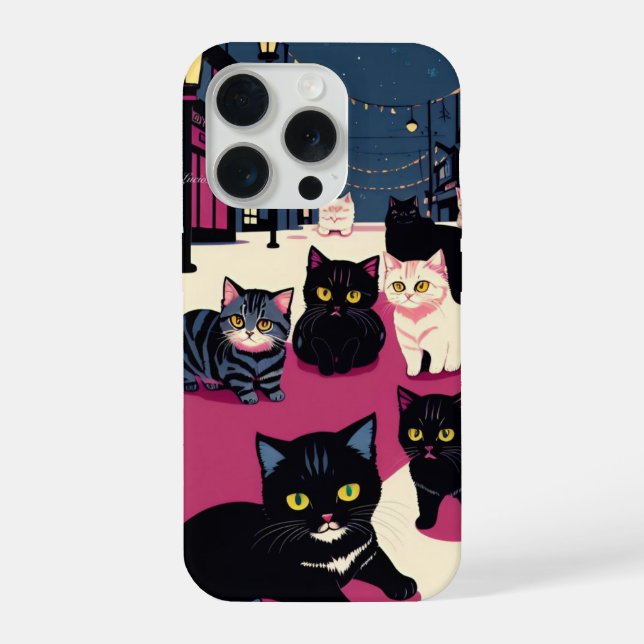 CUTE CAT iPhone CASE (Back)