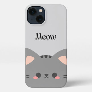 Cute Cat iPhone Case – Soft & Aesthetic Look