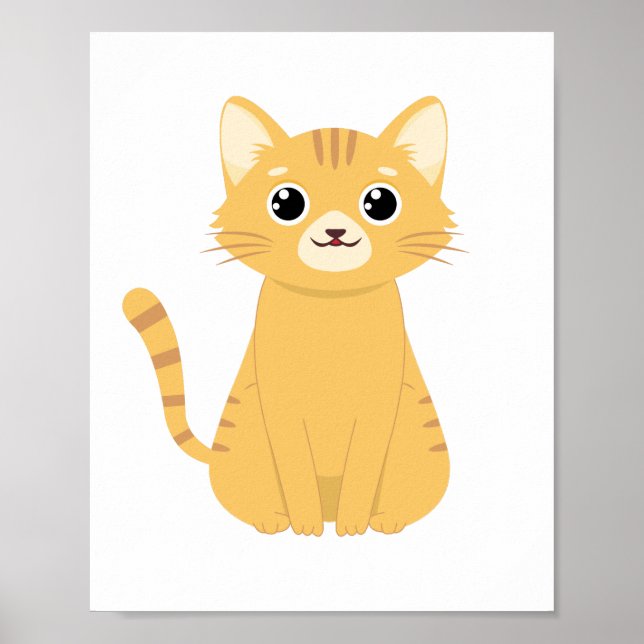 Cute Cat Kawaii  Poster (Front)