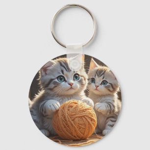 Cute Cat Key Ring