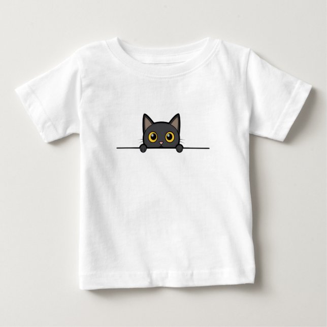 Cute Cat Kids T-Shirt Design (Front)