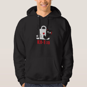 Cute Cat Kit Tea Funny Cat Pun Lovers Tea Fans Cat Hoodie