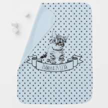 Cute cat kitten | all-over paw print | custom name
