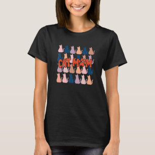 Cute Cat Kitten Owner  Mum Mama Kitty Women Animal T-Shirt