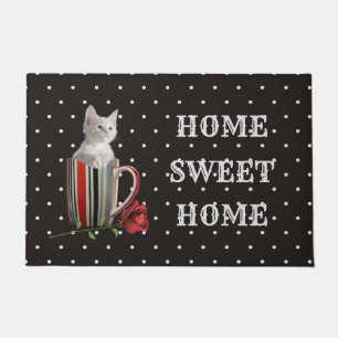 Cute Cat Kitten Pet Lovers Gift  Doormat