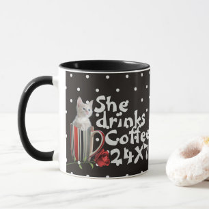 Cute Cat Kitten Pet Lovers Gift  Mug