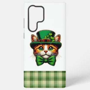 Cute cat/kitten Saint Patrick's Day Samsung Galaxy Case